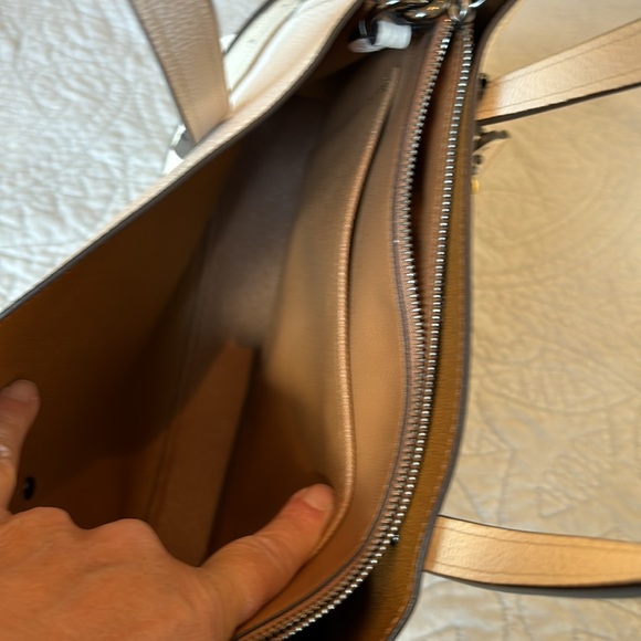 Coach White Leather Tote - Picture 7 of 10